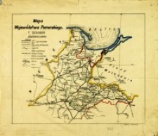 Mapa województwa pomorskiego