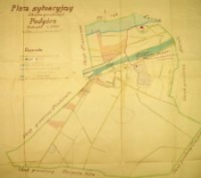 Plan sytuacyjny obrębu gruntowego Podgórz