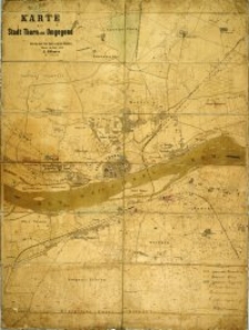 Karte der Stadt Thorn nebst Umgegend