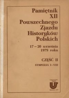 Pamiętnik dwunastego Powszechnego Zjazdu Historyków Polskich