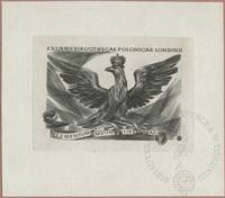 Ekslibris Bibliothecae Polonicae Londinii - Elementum meum libertas