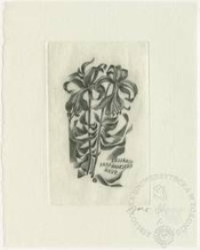 Ekslibris J. A. Sprangers Rave