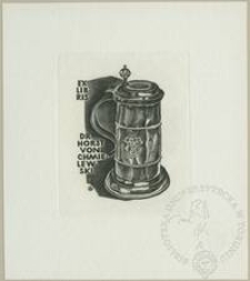 Ekslibris Dra Horsta von Chmielewski