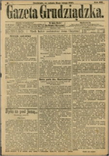 Gazeta Grudziądzka 1907.02.16 R.14 nr 21 + dodatek