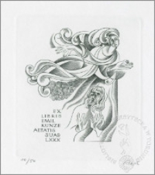 Ekslibris Emila Kunze (Aetatis suae LXXX)