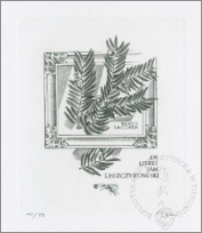 Ekslibris Jana Leszczyłowskiego