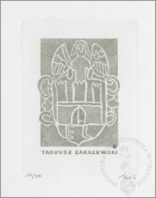Ekslibris Tadeusza Zakrzewskiego