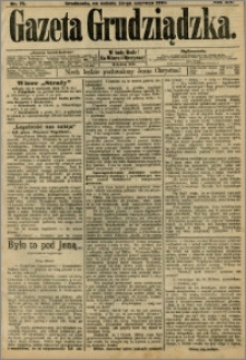 Gazeta Grudziądzka 1907.06.22 R.14 nr 75 + dodatek