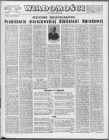 Wiadomości, R. 21 nr 10 (1040), 1966