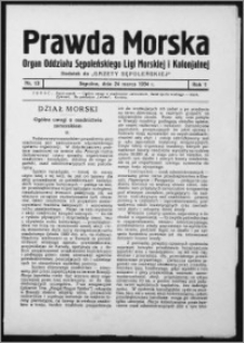 Prawda Morska 1934 R. 1, nr 13