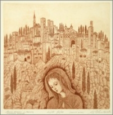 Pejzaż hiszpański z Madonną