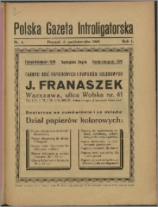 Polska Gazeta Introligatorska 1928, R. 1 nr 4