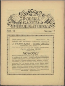 Polska Gazeta Introligatorska 1933, R. 6 nr 7