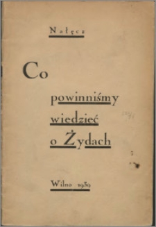 Co powinniśmy wiedzieć o Żydach
