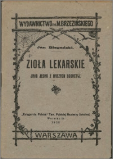 Zioła lekarskie jako jedno z naszych bogactw