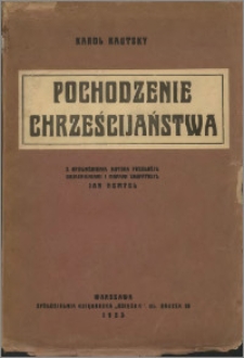 Pochodzenie chrześcijaństwa