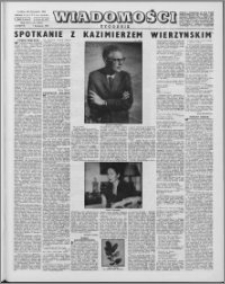 Wiadomości, R. 20 nr 45 (1023), 1965