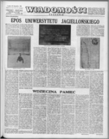 Wiadomości, R. 19 nr 36 (962), 1964