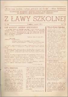 Z ławy szkolnej: Kwartalnik młodzieży szkolnej I Liceum Ogólnokształcącego im. Filomatów Ziemi Michałowskiej R. 1977, Nr. 3(8)