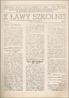 Z ławy szkolnej: Kwartalnik młodzieży szkolnej I Liceum Ogólnokształcącego im. Filomatów Ziemi Michałowskiej R. 1978, Nr. 1(10)