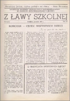 Z ławy szkolnej: Kwartalnik młodzieży szkolnej I Liceum Ogólnokształcącego im. Filomatów Ziemi Michałowskiej R. 1978, Nr. 4(13)