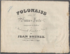 Polonaise pour le piano-forte : composée et dediée à Mademoiselle Caroline Noir
