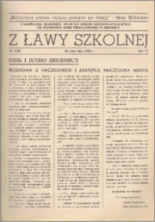 Z ławy szkolnej: Kwartalnik młodzieży szkolnej I Liceum Ogólnokształcącego im. Filomatów Ziemi Michałowskiej R. 1980, Nr. 1(18)