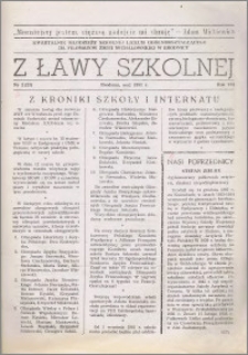 Z ławy szkolnej: Kwartalnik młodzieży szkolnej I Liceum Ogólnokształcącego im. Filomatów Ziemi Michałowskiej R. 1981, Nr. 2(23)