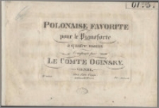 Polonaise favorite : pour le pianoforte à quatre mains composée