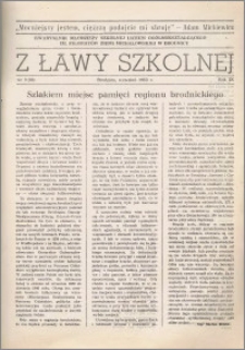Z ławy szkolnej: Kwartalnik młodzieży szkolnej I Liceum Ogólnokształcącego im. Filomatów Ziemi Michałowskiej R. 1983, Nr. 3(32)