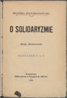 O solidaryzmie