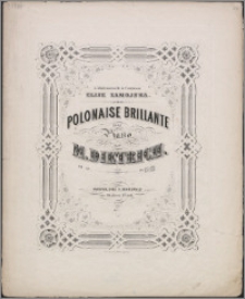 Polonaise brillante : pour piano : op. 38