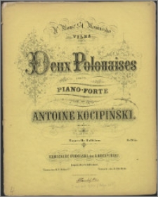 Deux polonaises : pour le piano-forte : Oeuvre 5