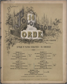 14 polonezów : grywane w Teatrze Rozmaitości i na koncertach