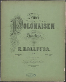 Zwei polonaisen : für das Pianoforte : op. 18. H. 1