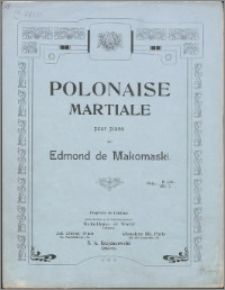Polonaise martiale : pour piano