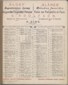 Polonez : Vln. ou Vc. et Pf.