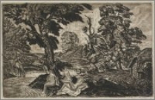 Lato (Pejzaż ze sceną figuralną)