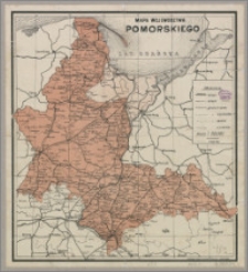 Mapa województwa pomorskiego