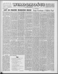 Wiadomości, R. 18 nr 45 (919), 1963