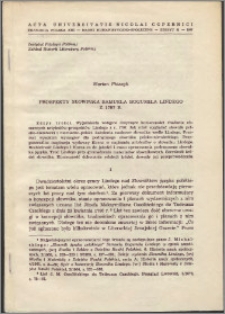 Prospekty "Słownika" Samuela Bogumiła Lindego z 1797 r