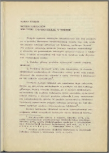System katalogów Biblioteki Uniwersyteckiej w Toruniu
