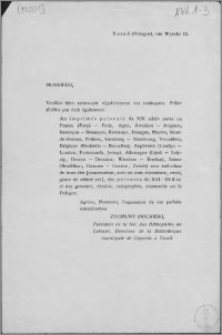 Towarzystwo Bibliofilów im. J. Lelewela : [materiały ulotne]