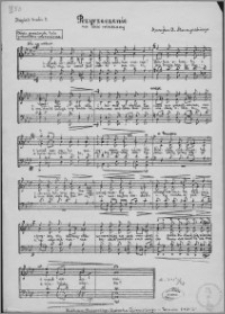 Przyrzeczenie : na chór mieszany